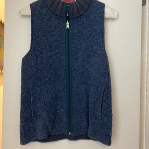 Margaret O’Leary zipped vest.